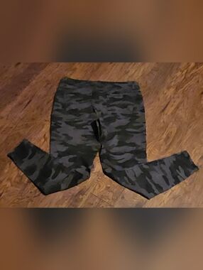 Democracy Ab Technology Zip Green Camo Camouflage Jeans